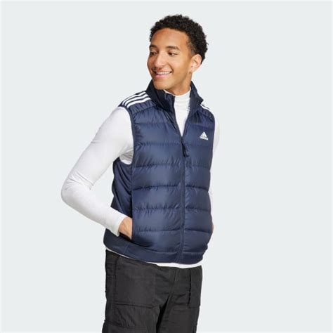 lichtblauw adidas vest|adidas Men's Lifestyle Essentials 3.